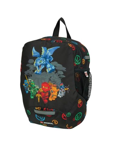 LEGO NINJAGO Kindergartenrucksack Jungen Ninja skills Leichter Wanderrucksack Kinder mit Brustgurt & Reflektoren Kinderrucksack 10 L 24 x 32 5 x 13 cm