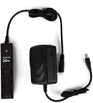 MINEHO Aquarium Fish Tank Heater：Safe low voltage (12V) 20W design , Covering paper will not burn , Ultrathin and Mini size , Suitable…