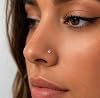 LUCKYJEWUS 925 Sterling Silver Nose Rings Studs Set for Women, Hypoallergenic Nose Piercing Jewelry, L Shaped CZ Diamond Nose Studs, 18G/20G/22G/24G (White Gold, 3pcs - 18G - (2mm 2.5mm 3mm)) #4