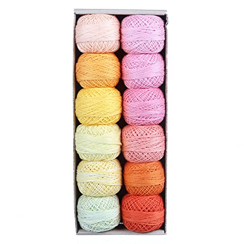 Image of Valdani Pearl Cotton Sz 12 | Delicious Icecream | 12 Balls | 109 Yds /Ball
