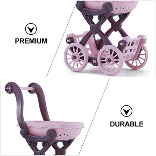 ARTIBETTER Carrinho de compras para meninas com 6 peças de mini supermercado, carrinho de compras, u