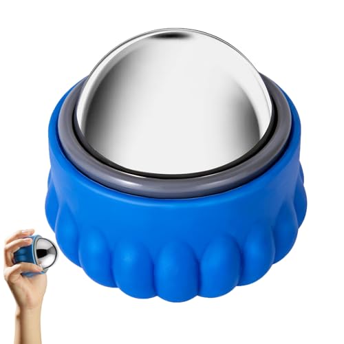 IECO Massage Ice Roller Ball - Stainless Steel Cold & Heat Therapy Massage Tool for Deep Tissue, Sore Muscle, Trigger Point, Muscle Knots Full Body Relax