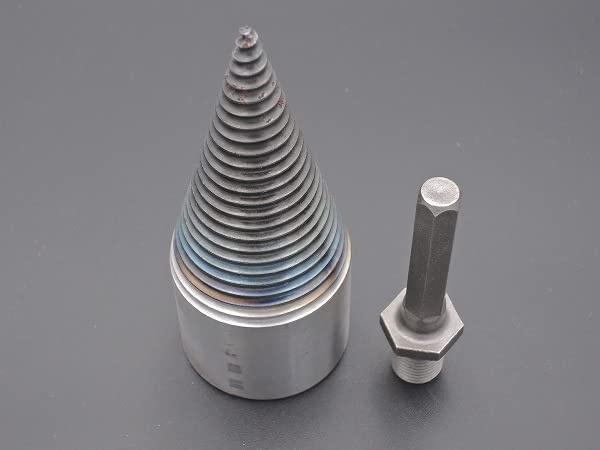 Amazon.co.jp: 薪割り コーンスプリッター 六角軸 ドリル用 薪ストーブ