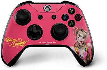 Skinit Decal Gaming Skin Compatible with Xbox One X Controller - Officially Licensed Warner Bros Harley Quinn Blowing Kisses Design