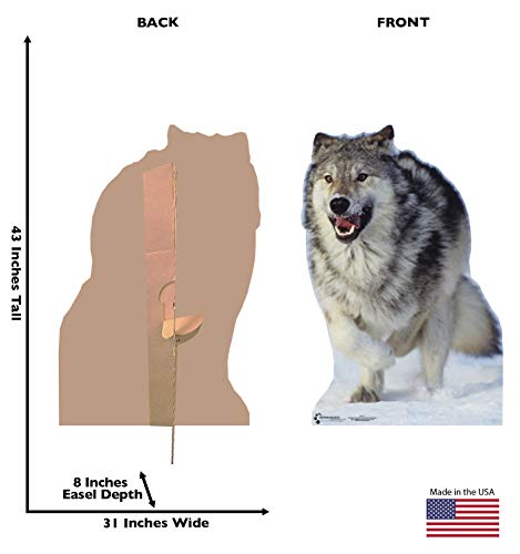 Image of Cardboard People Wolf Life Size Cardboard Cutout Standup