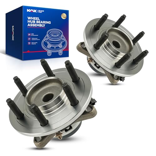 KAX 515143 2pcs Front Wheel Hub Bearing Compatible with 2011-2014 Ford F-150 5.0L RWD,6 Lug W/ABS by KAX - Used condition - US$42.67