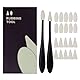 Zhenghebuy Sketch Wiping Pen,2 Stück Skizzentrimmer Set mit 20 Ersatzköpfen,Skizzenpapierwischer,Erase Schwamm Tool,Skizzenwischer Zeichnen,Sketch Paper Wiper für Malen und Skizzieren