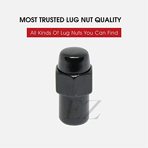 Cragar Standard Mag Lug Nut 7/16"-20 Black with Black Standard Washer Set of 20 Pcs by ezaccessory - Image 5