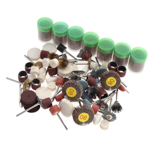 SOLUSTRE Precision Grinding Kit 350pcs Flap Disks Grinding Wheels for Metal Plastic Wood Glass Ceramic Jade Random Color