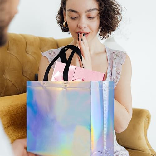 Cabzymx Iridescent Glossy Gift Bags 15 Pcs thumb #5