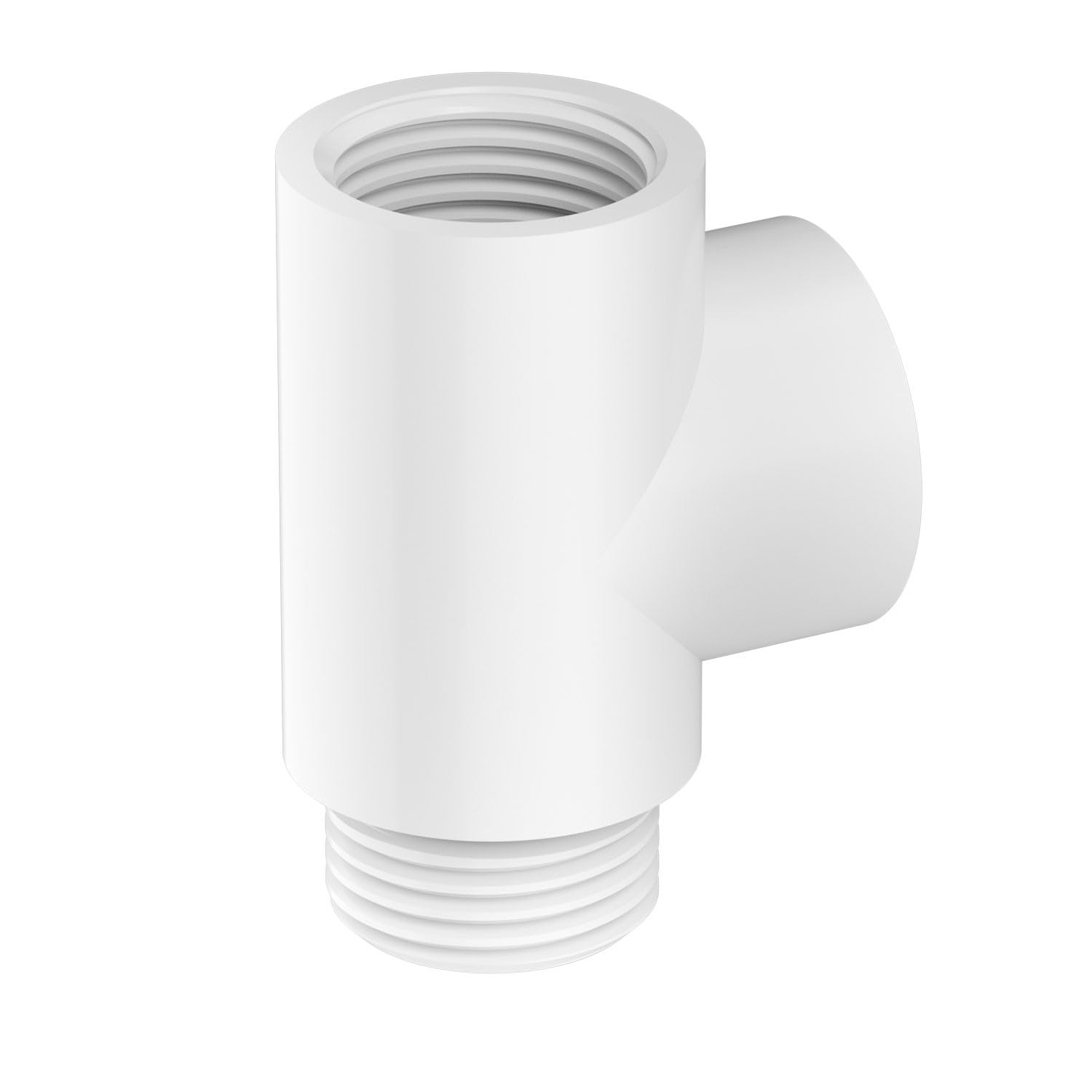 Valve Kings White T Piece Adapter For Radiator Towel Rails Duel Fuel