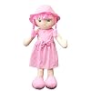 LOVE HUG 36 Large Soft Doll Purple Huggable Plush Doll with Embroidered face