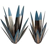 Installazione semplice con picchetti: ogni pianta in metallo di agave per giardino è dotata di picchetti per un'installazione facile e sicura nel tuo giardino o cortile..Basta inserire i paletti nel terreno e le tue piante di agave rimarranno saldamente al loro posto, fornendo una configurazione e stabilità senza problemi per l'arredamento esterno a lungo termine.