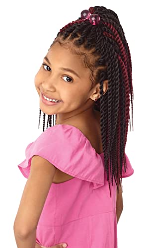 Outre Braids X-Pression LiL Looks Crochet Braid SENEGAL TWIST 10inch (3-PACK, 1B)