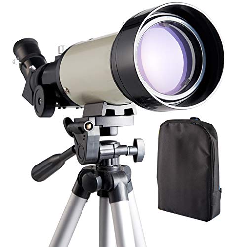 Telescopio astronómico refractor 70mm con trípode ajustable miniatura 1