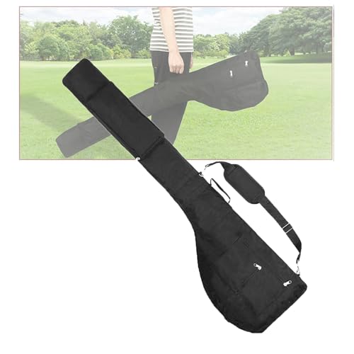 KIYILIHI Golf Club Bag, Foldable Golf Club Storage Bag,Portable Golf Course Golf Putter Organizer Bag Hold 6 Clubs, for Outdoor Travel Training Club Garage