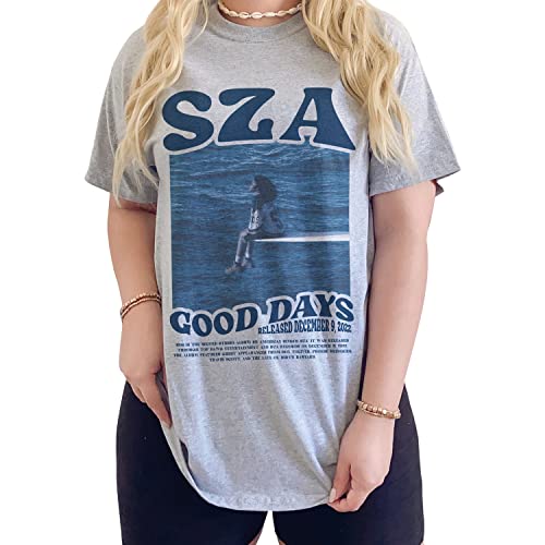 Birsppy CLOWNZ SZAs Shirt Good Days Graphic Tee SOS Album 2023 Hip Hop R&B T-shirt, Sweatshirt, Hoodie for Men Women Merch White