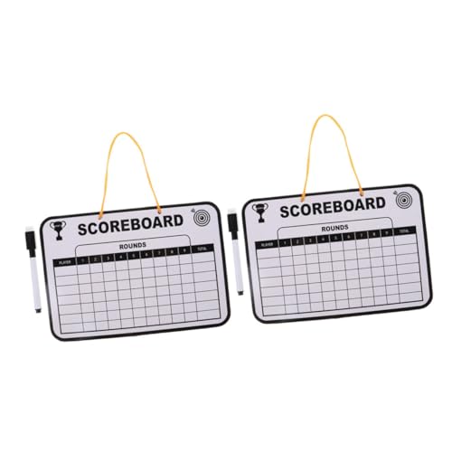 Beaupretty marcador de golf doble cara 2 piezas miniatura 1