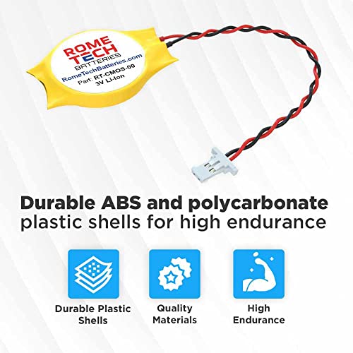 Bios Cmos Rtc Battery For Dell Alienware Alpha R1 - Steam Machine I5 I7 Desktop By Rome Tech - Yellow Light Fix - Cr2032Cl-23-2 #TOP5