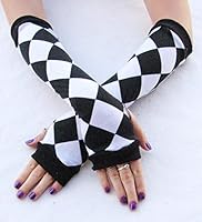 Algopix Similar Product 8 - Harlequin Jester Arm Warmers