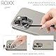 ROXX Japanischer 9H Kameraschutz | Für iPhone 16 Pro & 16 Pro Max | Härter | Klarer | Kratzresistenter | Passt perfekt mit ROXX Hüllen
