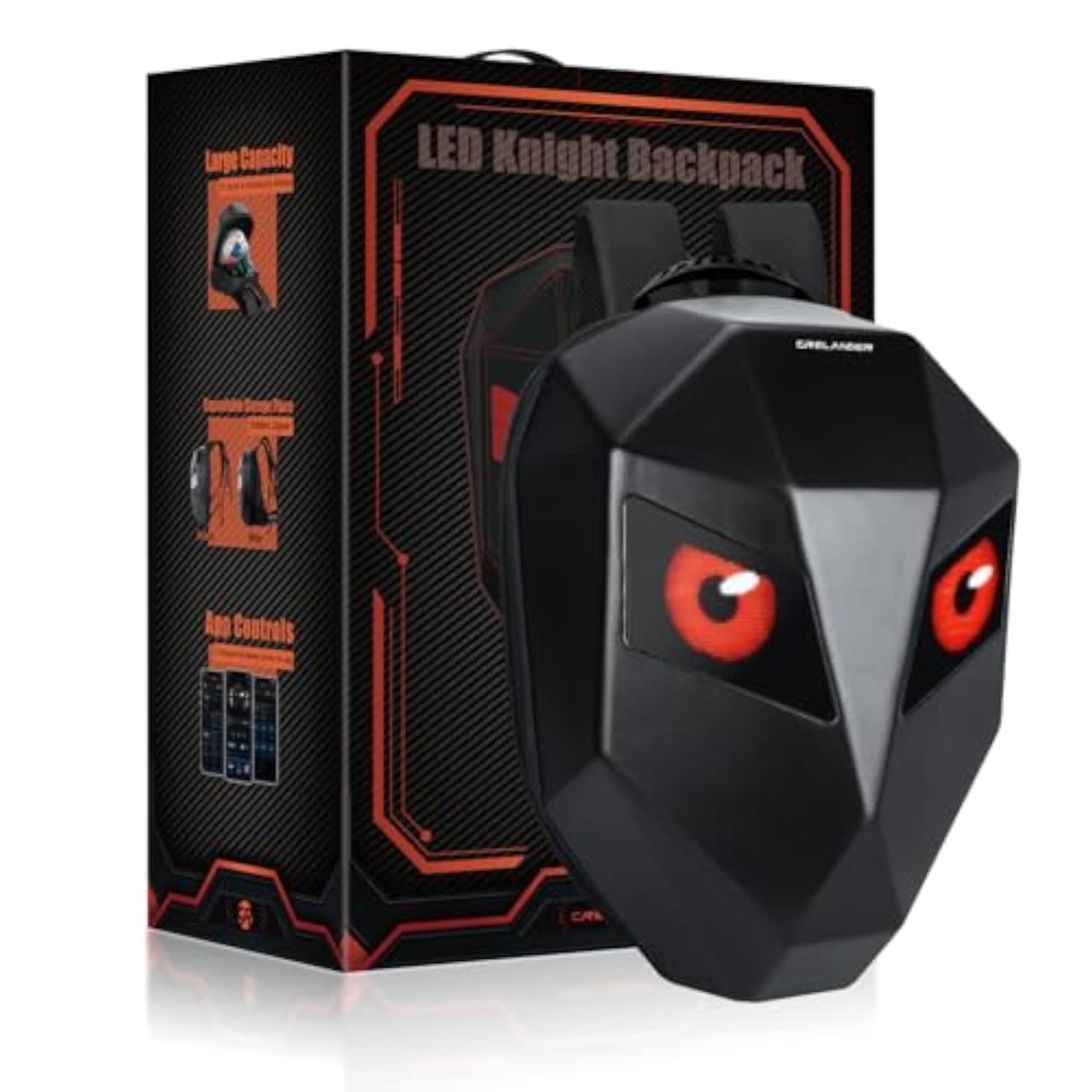 Motorcycle Backpack, LED Programmable Knight Backpack