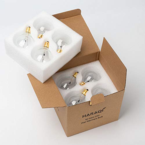8 Pack 40 Watt G50 Light Bulbs for Full-Size Scentsy Warmers,G16.5 Globe E12 Incandescent Candelabra Base Clear Light Bulbs for Candle Wax Warmer