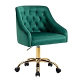 ATTICA Home Office Desk Chair Modern Velvet...