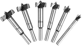 flintronic Dübelbohrer Holzbohrer Set, 6Stück Forstner Bohrer, Bit-Set, Holzbohrer Topfbohrer Kunstbohrer für Holzbearbeitung Mehrzweckbohrer(10,15,20,25,30,35mm)