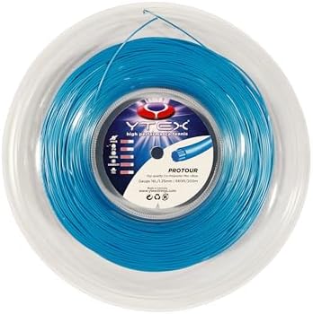 YTEX Protour Blue Tennis Racquet String - Set and Reel (16L, 17L) image 5