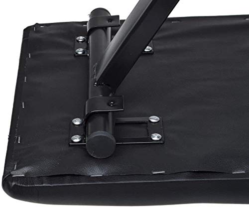 Colibrox Black Adjustable Piano Keyboard Bench Leather Padded Seat Folding Stool Chair #TOP3