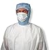 Disposable Hood, Blue, Polypropylene, PK50