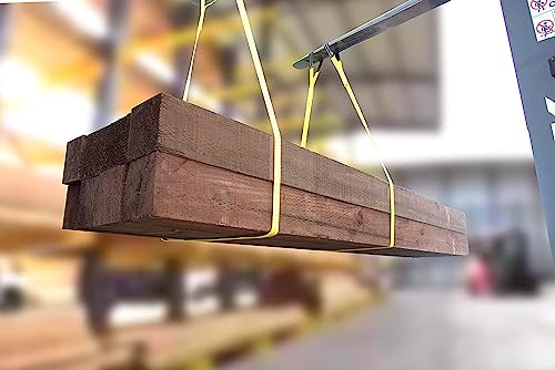 Keeper 6' x 1" Yellow Lift Sling Cargo Strap, 1 Ply, Compatible with Truck