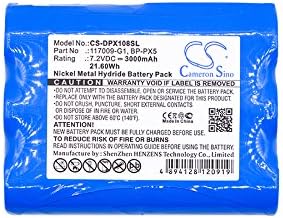Cameron Sino Battery for Dranetz DBMP1, DBPG106, DBPV10, DBPV500, DBPVFLEX, DBPX108 PN:Dranetz 117009-G1, BP-PX5 3000mAh / 21.60Wh