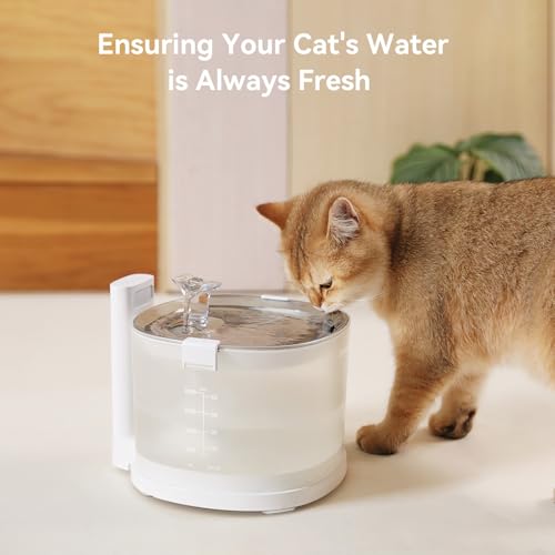 Image of Cheerble Pumpless Pet Water Elfin Fountain E1 /E1+ /D1 /D1PRO Replacement Filter-8-Pack