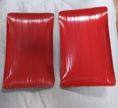 Kyo Lacquerware Shohiko Lacquered Bamboo Plate