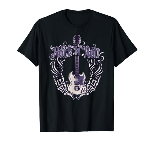 Música Guitarra Rock & Roll Camiseta