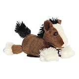 Aurora Adorable Shoulderkins Atlas Clydesdale Animal de peluche, divertido amigo que puede ir a todas partes contigo, perfecto para niños de más de 3 años y disfraces, marrón, 7 pulgadas