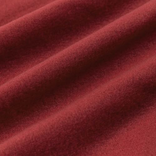 Couvertures Toison Légères et Chaudes Rouge Bordeaux 200x150cm 24pcs