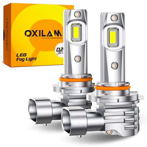 Image of OXILAM 9005 LED Light Bulb, 800% Brighter Ultra-Bright Ultra-Bright, 3 Min Quick Install, 20 Years Lifespan, No Flicker, 99% Compatibility