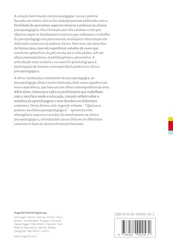 Intevenções em Psicopedagogia: Queixas e Práticas na Clínica Psicopedagógica (Volume 2)