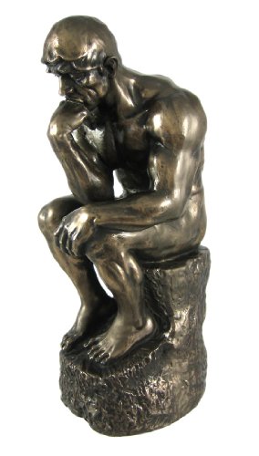 Rodin The Thinker Estatua Figura Masculina Desnuda