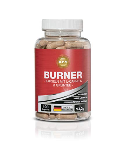 BURNER mit L-Carnitin & Grüntee - Optimale unterstützt für einen normalen Stoffwechsel/Marken Produkt Made in Germany