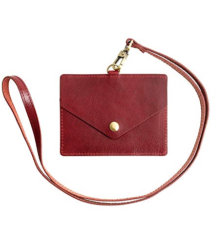 Miracolo パスケース Idカードホルダー Wポケット 定期入れ本革 イタリアンレザー 首掛け ネックストラップ付 Idケース 社員証 カードケース メンズ レディース レッド Amazon 楽天 ヤフー等の通販価格比較 最安値 Com