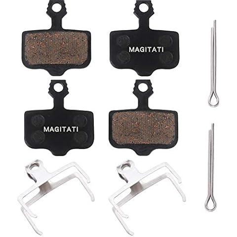 2 Pairs Semi-Metallic Bike Bicycle Disc Brake Pads Cover