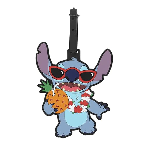 Disney Stitch Tropical Snacks & Sips 2-Pack Luggage Tag Set2