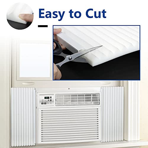 Wintcomfort Window Air Conditioner Side Panel Insulated Foam Kit, All Season Protection Side Panels for Window AC, 17\" x 9\" x 7/8\", White - Thumbnail 5