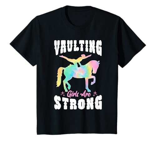 Tie Dye Girls Are Strong Equestrian Horse T-Shirt