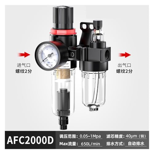 Filtro de aire para compresor AFC2000D, ideal para pintura y herramientas neumáticas 3