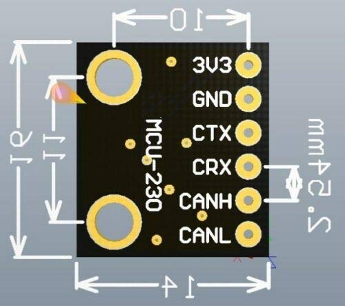 5pcs SN65HVD230 CAN Bus Communication Transceiver